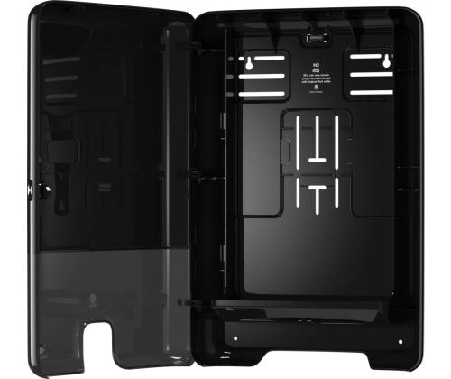 Hoidja lehtkäterätikule TORK Interfold H2, must