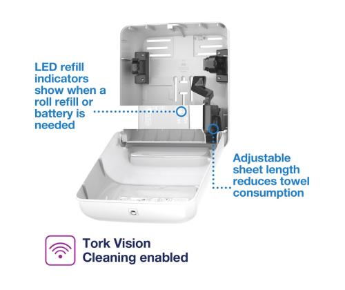 Hoidja rullkäterätikule TORK M1 valge (551100)
