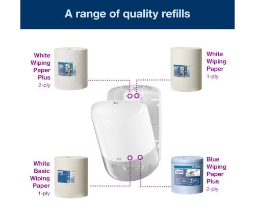 Hoidja rullkäterätikule TORK M2 valge (559000)