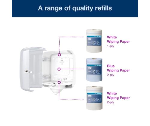 Hoidja rullkäterätikule TORK M4 Reflex Single sheet kesktõmbega valge (473190)