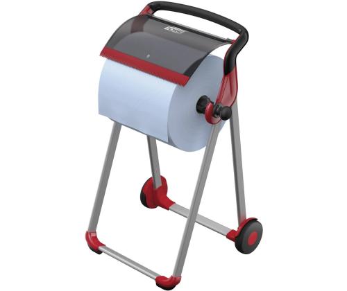 Hoidja tööstuslikule rullpaberile TORK W1/W2 põrandale punane/must