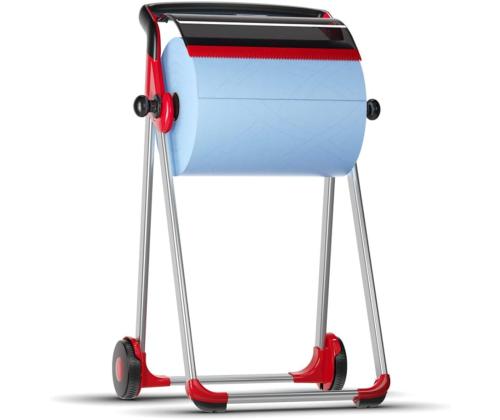 Hoidja tööstuslikule rullpaberile TORK W1/W2 põrandale punane/must