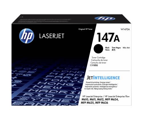 Toonerikassett HP 147A (W1470A) 10 500 lehte must