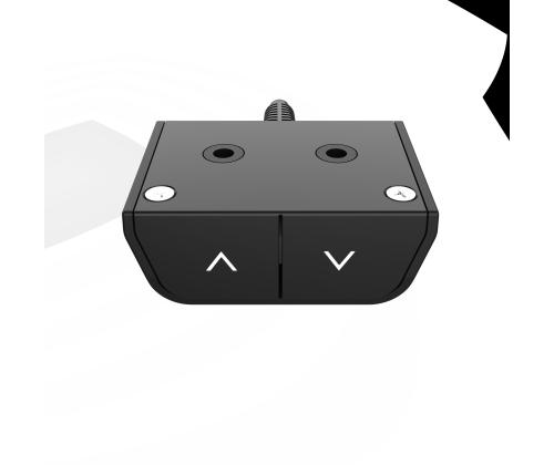 Elektriline töölauaraam LOCTEK 2-teleskoobine 1-mootoriga must