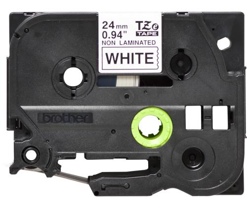 Kleepkirjalint/markeerimislint BROTHER TZE-N251 24mm must/valgel lamineerimata