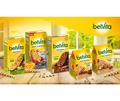 BELVITA Pehme küpsis maasikapüreega 250g