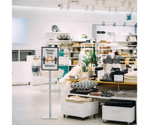 Infoalus põrandale DURABLE Basic A3 kahepoolne