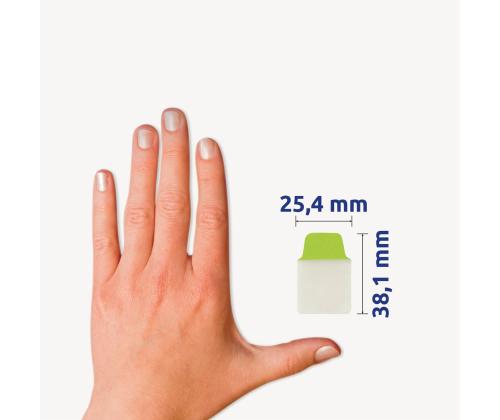 Järjehoidja 25,4x38mm AVERY 4 pastelset värvi pakis