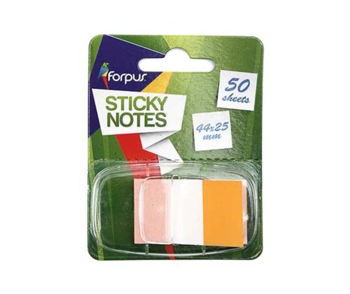 Järjehoidja 44x25mm FORPUS oranž 50tk pakis