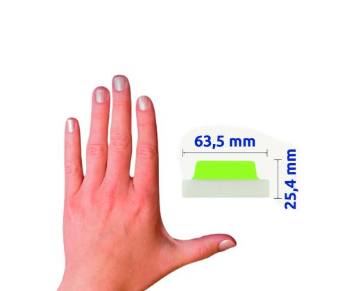 Järjehoidja 63,5x25mm AVERY 4 metallik värvi pakis