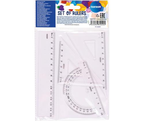 Joonlaudade komplekt 15cm, 2 kolmnurka, mall CENTRUM