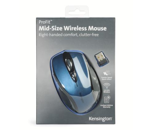 Arvutihiir juhtmeta Kensington ProFit MidSize WL sinine