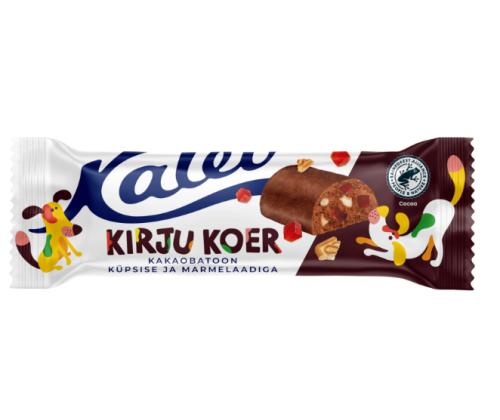 KALEV Kirju koer küpsise ja marmelaaditükkidega batoon 36g