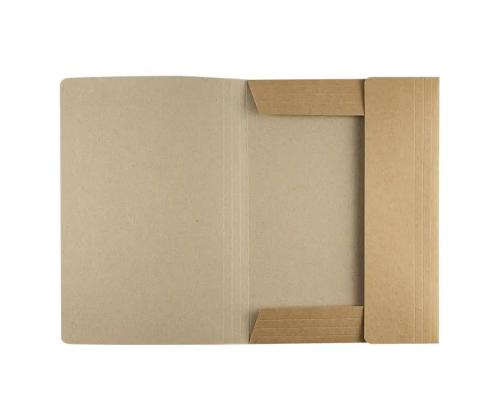 Kartongmapp kummiga A4 naturaalne beež