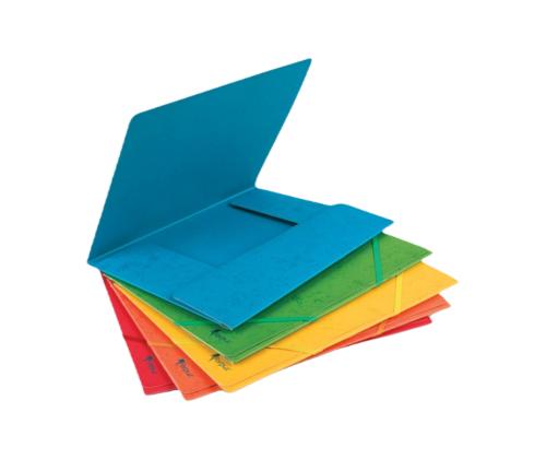 Kartongmapp kummiga FOROFIS A4 punane