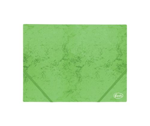 Kartongmapp kummiga FOROFIS A4 roheline