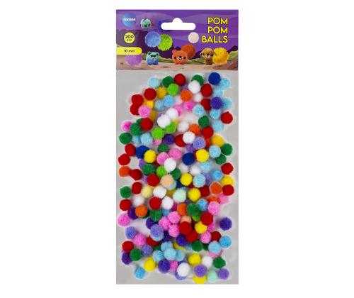 Karvapallid 10mm 200tk assortii