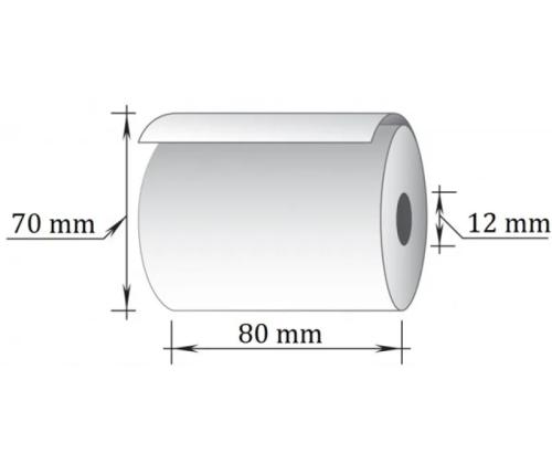 Kassarull termorull 80mmx73m D67mm 6tk pakis
