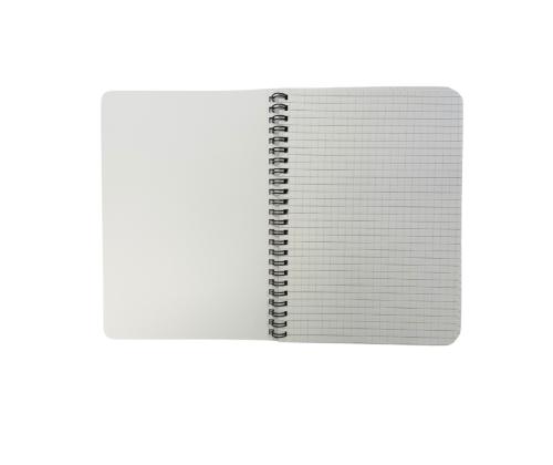 Kaustik spiraalköites A5 (210x148mm) ruuduline veekindel 50 lehte