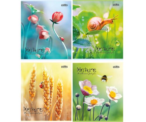 Kaustik klamberköites A5 Nature ruuduline 48 lehte