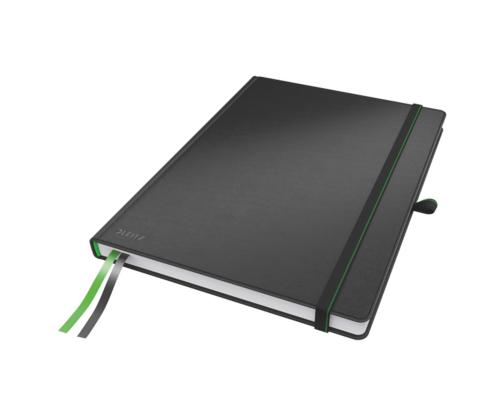 Kaustik raamatköites A4 jooneline LEITZ Complete 80 lehte must