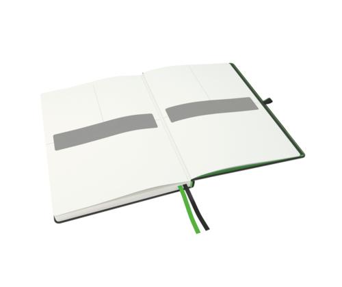 Kaustik raamatköites A4 jooneline LEITZ Complete 80 lehte must