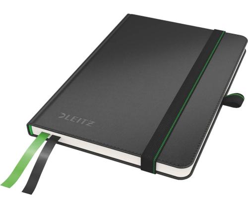 Kaustik raamatköites A6 jooneline must LEITZ Complete 80 lehte