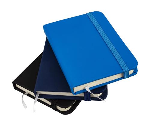 Kaustik raamatköites A7 jooneline kummikinnitusega CENTRUM 80 lehte, assortii värvid