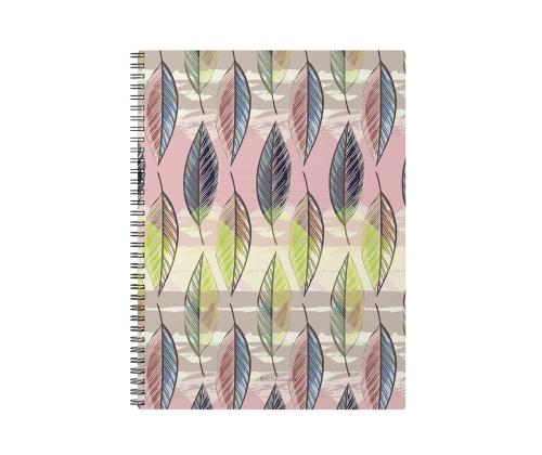 Kaustik spiraalköites A4 ERICH KRAUSE Flora, ruuduline 60 lehte