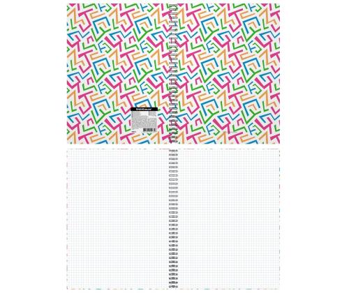 Kaustik spiraalköites A4 ERICH KRAUSE Lines, ruuduline 60 lehte