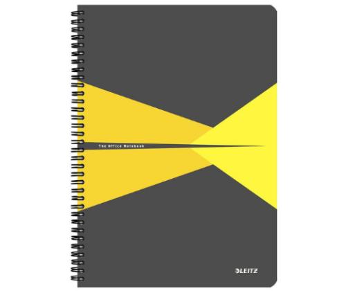 Kaustik spiraalköites A4 ruuduline kartongkaaned LEITZ Office 90 lehte