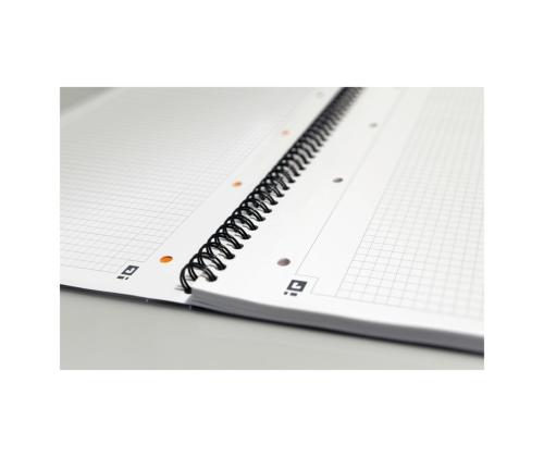 Kaustik spiraalköites A4+ ruuduline OXFORD International Notebook kartongkaaned 80 lehte