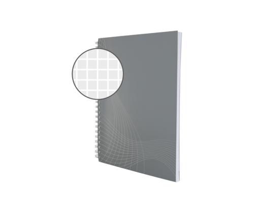 Kaustik spiraalköites A5 ruuduline kartongkaaned AVERY 80 lehte