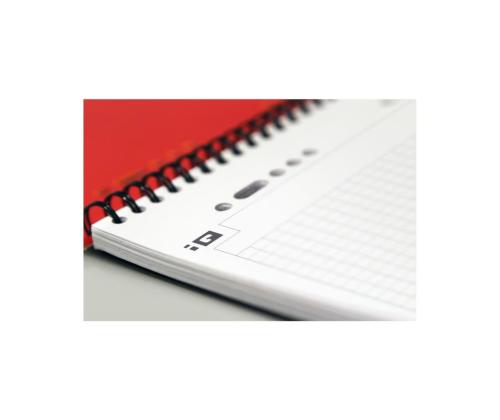 Kaustik spiraalköites A5+ ruuduline OXFORD International Activebook plastkaaned 80 lehte