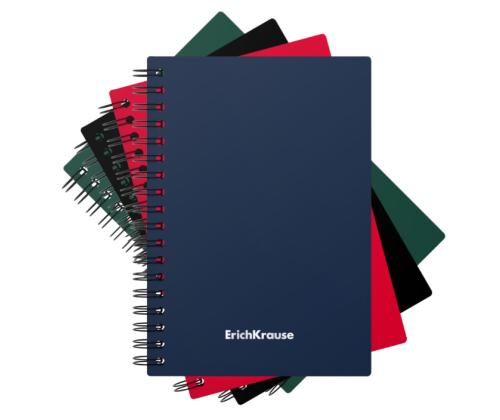 Kaustik spiraalköites A6 ERICH KRAUSE Classic, 80 lehte А6, 60 lehte, ruuduline