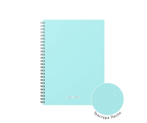 Kaustik spiraalköites A6 ERICH KRAUSE Pastel Mint, ruuduline 80 lehte