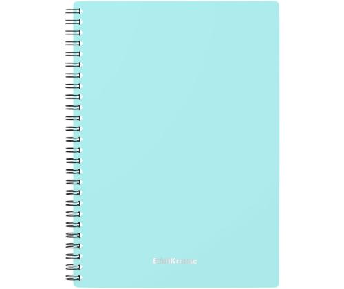 Kaustik spiraalköites A6 ERICH KRAUSE Pastel Mint, ruuduline 80 lehte