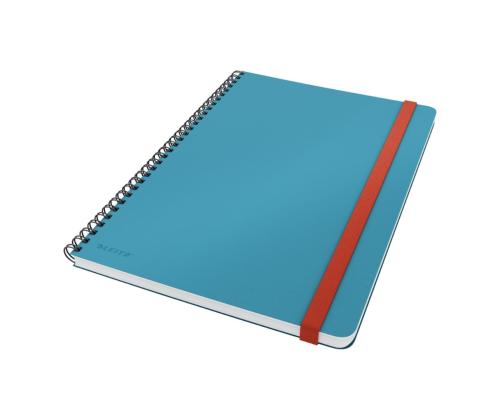 Kaustik spiraalköites B5 ruuduline plastkaaned sinine LEITZ Cosy 80 lehte