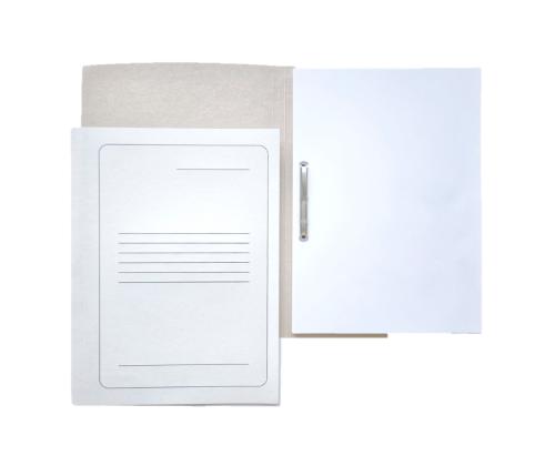 Kiirköitja SMLT A4 kartongist metallklambriga valge (Delo)