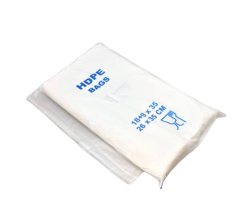 Kilekott 180+80x350mm (260x350mm) HDPE 9mic läbipaistvad 800tk