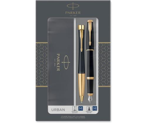 Kinkekomplekt Parker Urban MUTED BLACK GT sulepea+pastapliiats