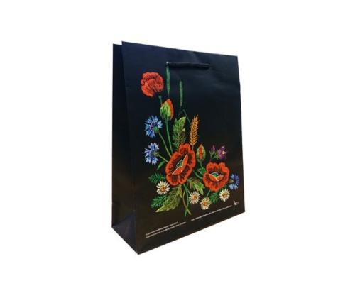 Kinkekott sangadega 20x8x25cm (Muhu padi)