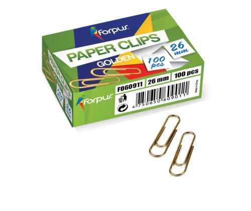 Kirjaklamber 26mm vask 100tk