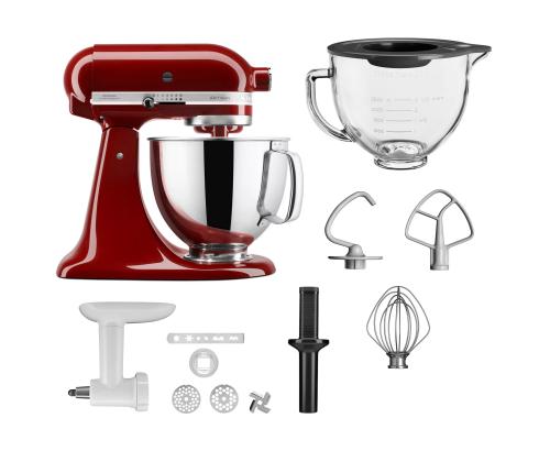 KitchenAid Mikser Artisan 4,8L tumepunane