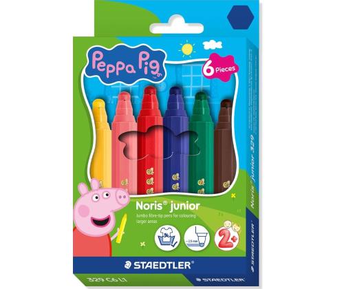 viltpliiatsid STAEDTLER Junior Peppa Pig 6 värvi