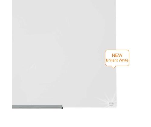 Klaastahvel-magnettahvel (1260x710mm) laiekraan 57 valge NOBO