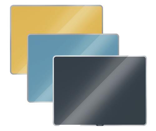 Klaastahvel-magnettahvel 600x400mm sinine LEITZ Cosy