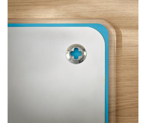 Klaastahvel-magnettahvel 600x400mm sinine LEITZ Cosy