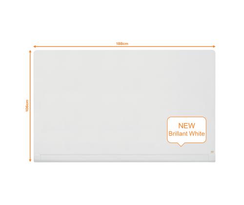 Klaastahvel-magnettahvel NOBO Impression Pro Rounded