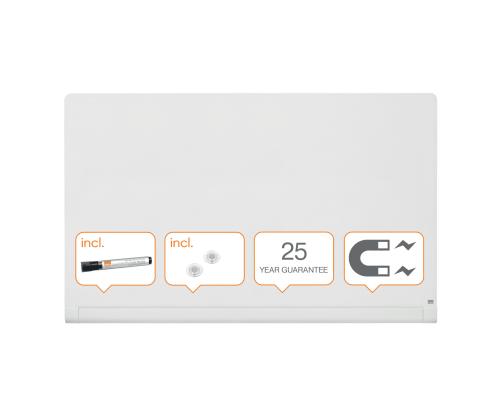 Klaastahvel-magnettahvel NOBO Impression Pro Rounded